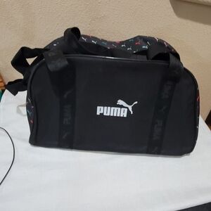 Puma Black Duffel Bag